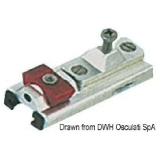 Osculati - Bulkhead mount bracket for rail 25x4 mm - 46.672.03 product image