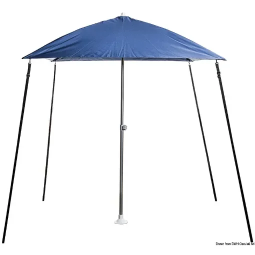 Osculati - PARASOL folding sun umbrella f.boat blue navy - 46.891.02 product image