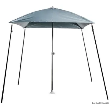 Osculati - PARASOL folding sun umbrella f.boat grey - 46.891.03 product image