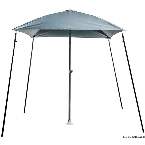 Osculati - PARASOL folding sun umbrella f.boat grey - 46.891.03 product image
