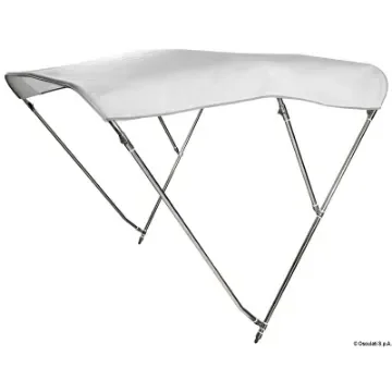 Osculati - 3-arc bimini high AISI316 &amp;#216; 25 mm 170/180 cm white - 46.920.02 product image