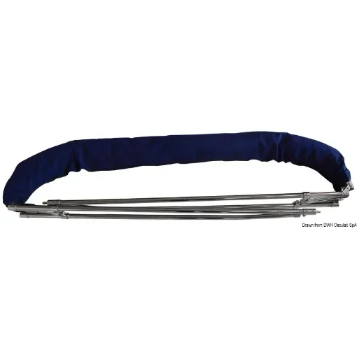 Osculati - 3-arc bimini high AISI316 &amp;#216; 25 mm 170/180 cm white - 46.920.02 product image