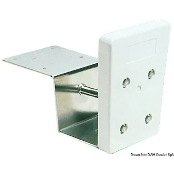 Auxiliary outboard engine bracket for stern mounting, reduced fit model product image