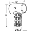 Osculati - T for T-Top &amp;#216; 44 mm - 48.180.13 product image