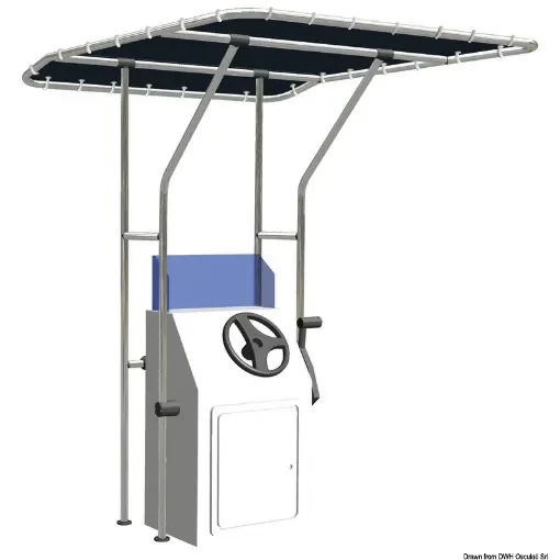 Osculati - Aluminium T-Top 1700 x 1400 x 2050 mm - 48.194.02 product image