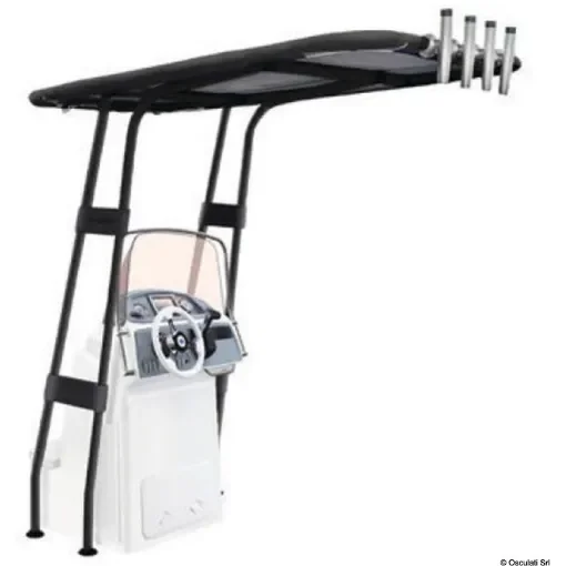 Osculati - Professional T-Top 2000x1600 black / black fabric - 48.195.55 product image