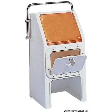 Steering console with wooden inserts product image