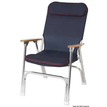 Osculati - Anodized aluminium folding padded chair - 48.352.91 product image