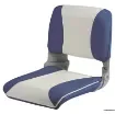 Osculati - Seat foldable backrest pull-out padding white/blue - 48.402.03 product image