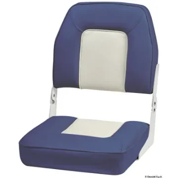 Osculati - De Luxe seat w/foldable backrest white/blue - 48.403.03 product image