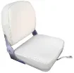 Osculati - Seat w/foldable back white vinyl cushion - 48.404.01 product image