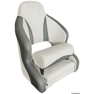 Osculati - Anatomic seat H52 Light Gray and Charcoal - 48.410.10 product image