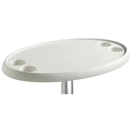 Osculati - Composite material oval white table 762x457 mm - 48.417.51 product image
