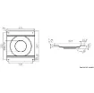 Osculati - Universal telescopic swivelling pedestal - 48.418.00 product image