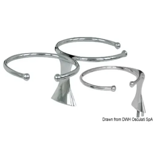 Osculati - 1 cup drink holder AISI 316 stud fixation - 48.429.01 product image