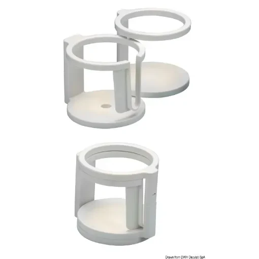 Osculati - Swing-Out glass/cup/can holder 1/2 cups - 48.429.80 product image