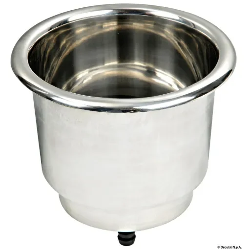 Deluxe stainless steel glass holder product image