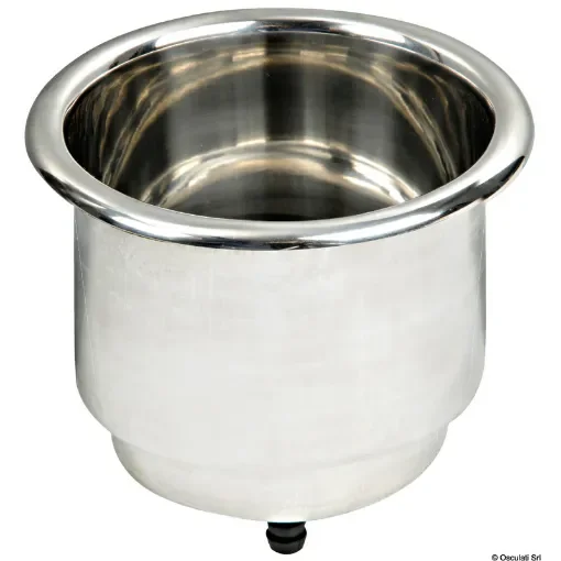 Osculati - SS glass holder w/drain hole - 48.430.01 product image