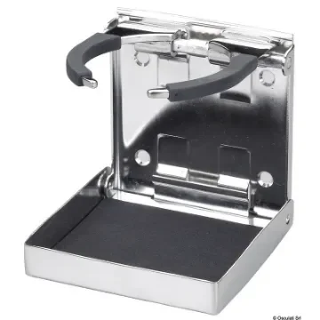 Adjustable and folding glass and can holder product image