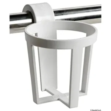 Osculati - Plastic universal glass holder for snap-in mounting on pulpits and handrails - 48.430.08 product image