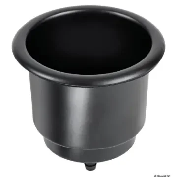 Osculati - Delux SS black glass holder w/drain hole - 48.430.81 product image
