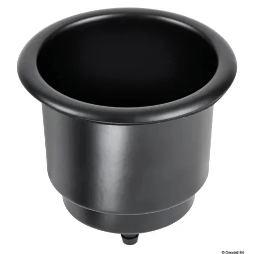 Osculati - Delux SS black glass holder w/drain hole - 48.430.81 product image