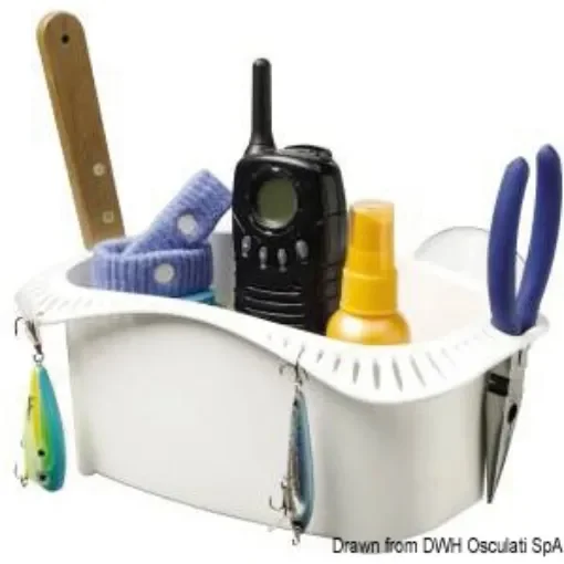 Osculati - Cockepit Caddy white plastic object holder - 48.438.51 product image
