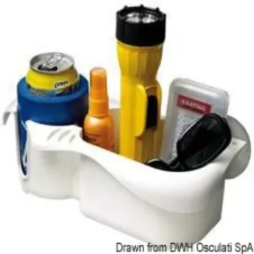 Osculati - Cruiser Caddy white plastic object holder - 48.438.53 product image