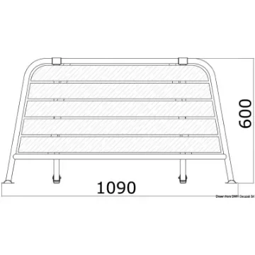 Osculati - Stern plattform 1090 mm - 48.443.03 product image