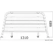 Osculati - Stern plattform 1310 mm - 48.443.04 product image