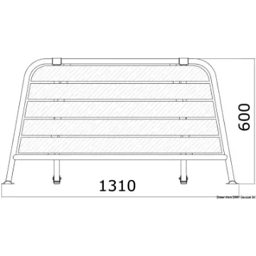 Osculati - Stern plattform 1310 mm - 48.443.04 product image