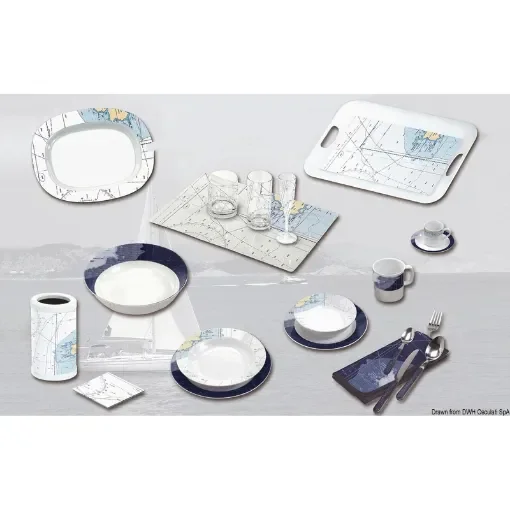 Osculati - 24 piece cutlery set &amp;amp; case - 48.445.10 product image