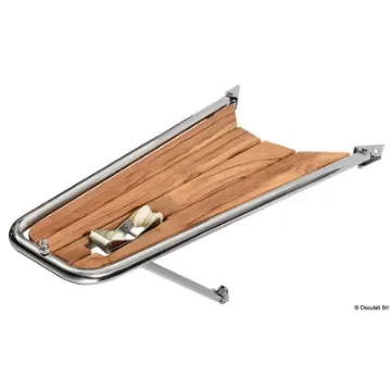 Osculati - Dolphin striker AISI 316/teak tilting roller &amp;#216;32mm - 48.471.08 product image