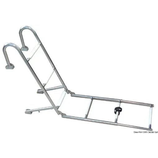 Osculati - 6-step foldable ladder for 48.443.40/41 - 48.575.06 product image