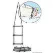 Osculati - Blue nylon cord ladder, 10 polycarbonate steps - 49.524.10 product image