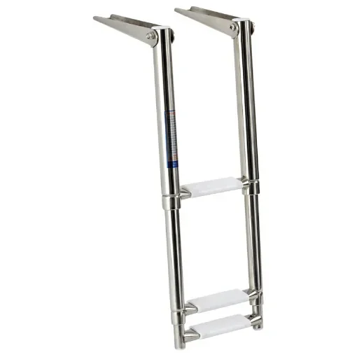 Osculati - Telescopic narrow ladder AISI316 3 white steps - 49.541.23 product image