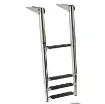 Osculati - Telescopic standard ladder AISI316 black 4 steps - 49.541.54 product image