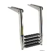 Osculati - Telescopic standard ladder AISI316 black 4 steps - 49.541.54 product image