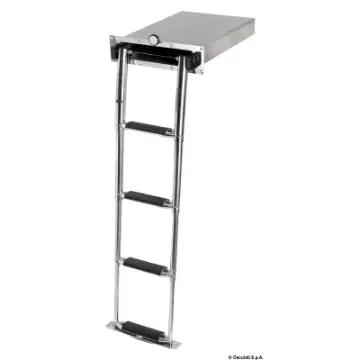 Osculati - Retractable ladder AISI316 4 oversized steps - 49.554.04 product image