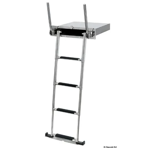 Osculati - EasyUp built-in telescopic ladder with railings - 49.569.04 product image