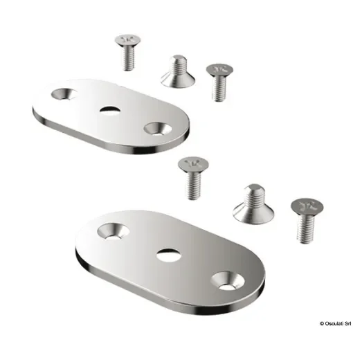Osculati - Kit 2 piastre + viti per maniglie di risalita - 49.570.90 product image