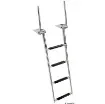 Osculati - EasyUp Telescopic ladder with handles for installation above the bathing platform - 49.575.04 product image