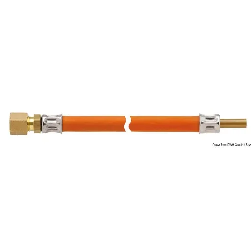 Osculati - Smooth hose adapter RVS 8 x 1000 mm - 50.013.32 product image
