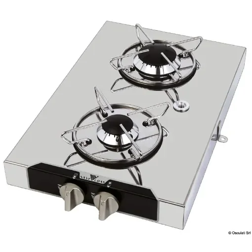 Osculati - Two-burner recess-fit cooktop 290 x 440 mm - 50.103.49 product image