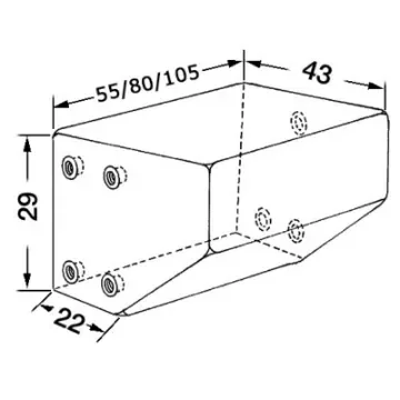 Osculati - Waste water tank 50 l - 50.140.50 product image