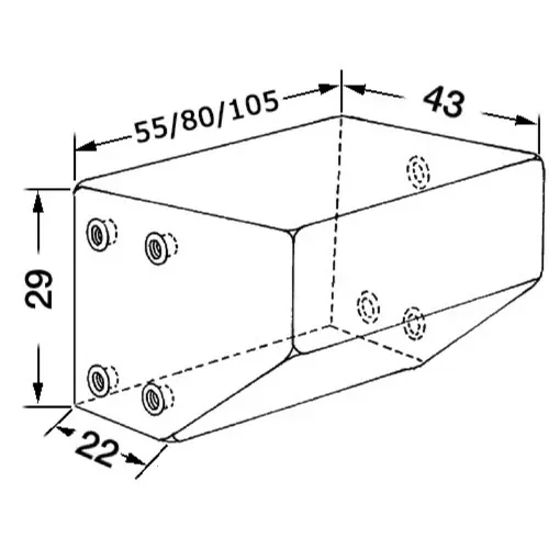 Osculati - Waste water tank 50 l - 50.140.50 product image