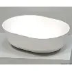 Osculati - Countertop semi-oval sink Ocritech white 350x260 mm - 50.184.01 product image