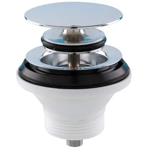 Drain with chromed mushroom head plug product image