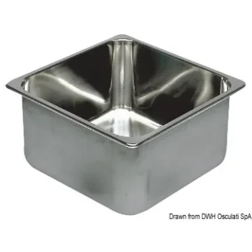 Osculati - SS rectangular sink 360x360x150 mm - 50.187.33 product image