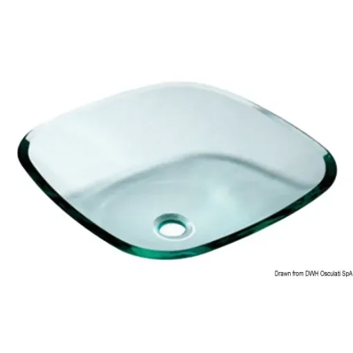 Osculati - Glas square sink rounded edges 420 x 420 mm - 50.189.33 product image